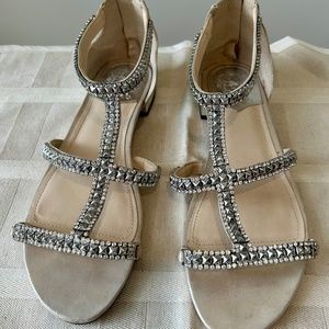 Vince Camuto silver  chic sandals 10